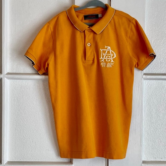 Boys Catamini Yellow Polo Size 12 - Picture 1 of 6